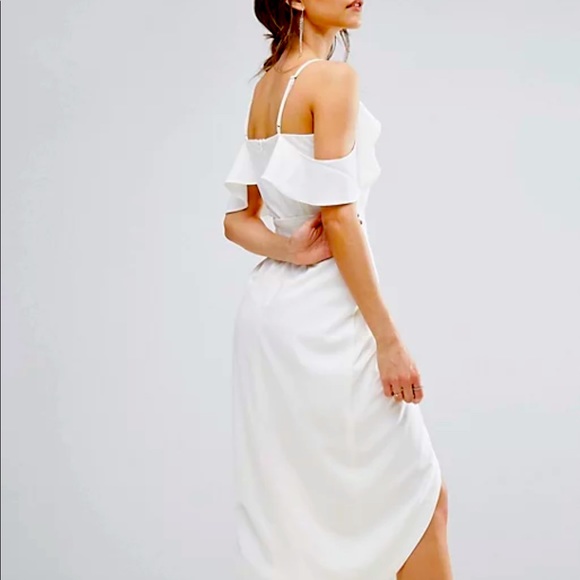 Lavish Alice Cold Shoulder Midi Dress - Picture 3 of 8